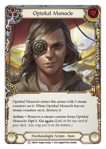 Flesh and Blood - Optekal Monocle - History Pack 1