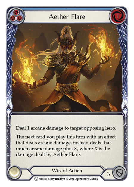 Flesh and Blood - Aether Flare (Blue) - History Pack 1