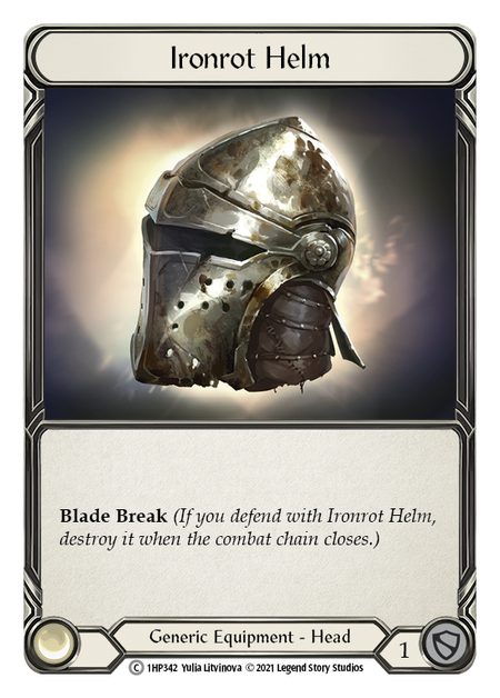 Flesh and Blood - Ironrot Helm - History Pack 1