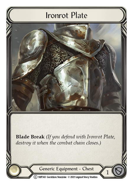 Flesh and Blood - Ironrot Plate - History Pack 1