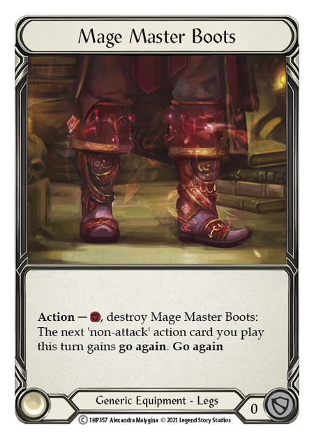 Flesh and Blood - Mage Master Boots - History Pack 1