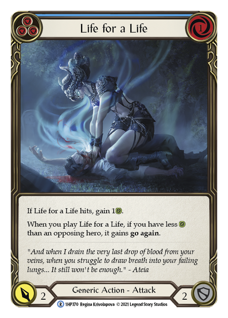 Flesh and Blood - Life for a Life (Blue) - History Pack 1