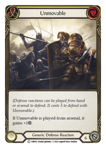 Flesh and Blood - Unmovable (Yellow) - History Pack 1
