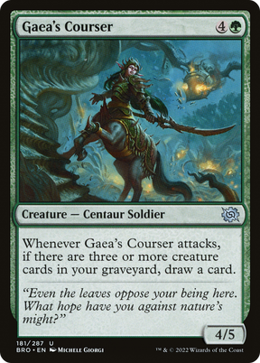 Magic: The Gathering - Gaea's Courser Foil - The Brothers' War