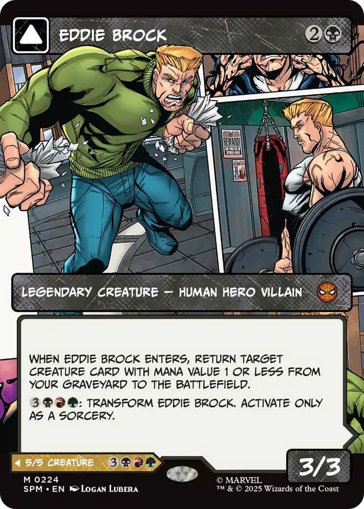 Magic: The Gathering - Eddie Brock // Venom, Lethal Protector Foil - Marvel's Spider-Man