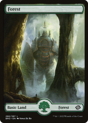 Magic: The Gathering - Forest #286 Foil - The Brothers' War
