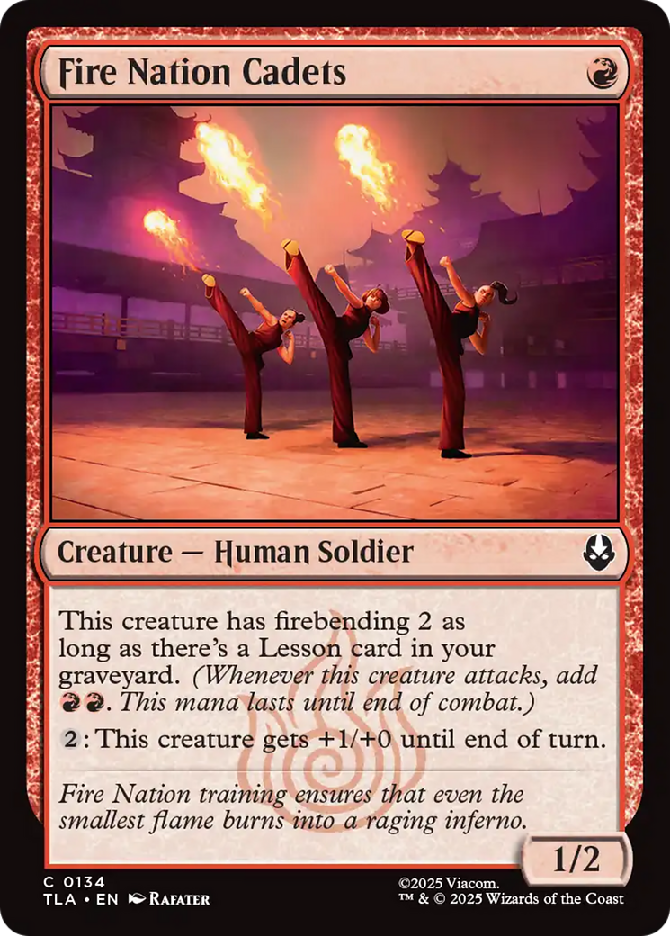 Magic: The Gathering - Fire Nation Cadets Foil - Avatar: The Last Airbender