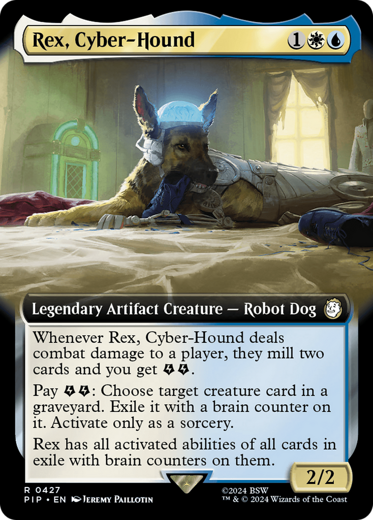 Magic: The Gathering - Rex, Cyber-Hound Foil - Fallout