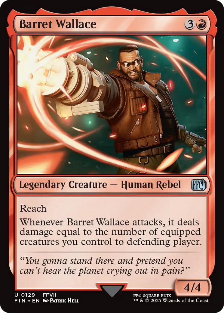 Magic: The Gathering - Barret Wallace Foil - Final Fantasy