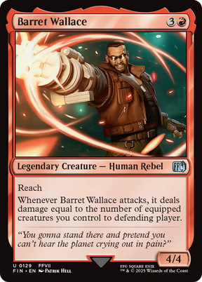 Magic: The Gathering - Barret Wallace Foil - Final Fantasy