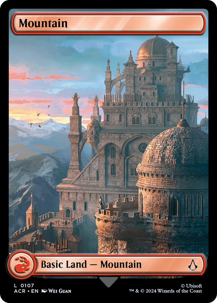 Magic: The Gathering - Mountain #107 Foil - Assassin's Creed