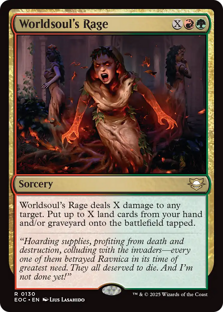 Magic: The Gathering - Worldsoul's Rage - Edge of Eternities Commander