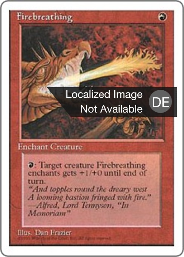 Magic: The Gathering - Feuerodem - Fourth Edition