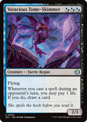 Magic: The Gathering - Voracious Tome-Skimmer Foil - Lorwyn Eclipsed