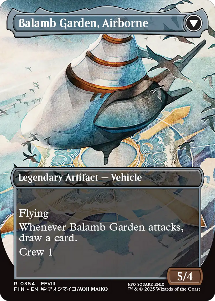 Magic: The Gathering - Balamb Garden, SeeD Academy // Balamb Garden, Airborne - Final Fantasy