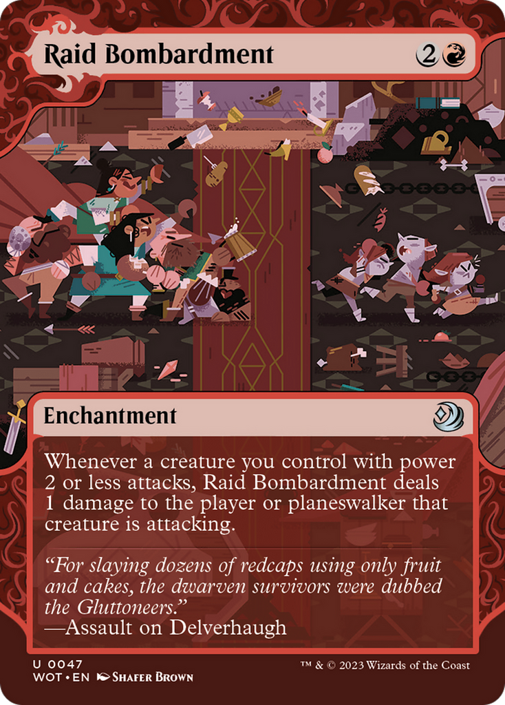 Magic: The Gathering - Raid Bombardment Foil - Wilds of Eldraine: Enchanting Tales