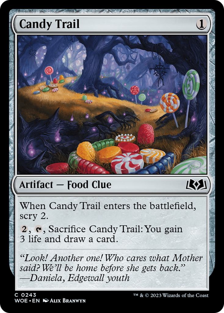 Magic: The Gathering - Candy Trail Foil - Wilds of Eldraine