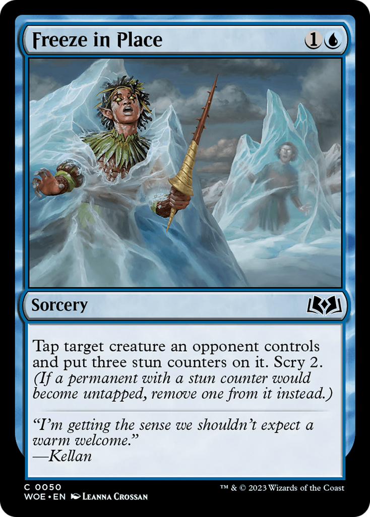 Magic: The Gathering - Freeze in Place - Wilds of Eldraine