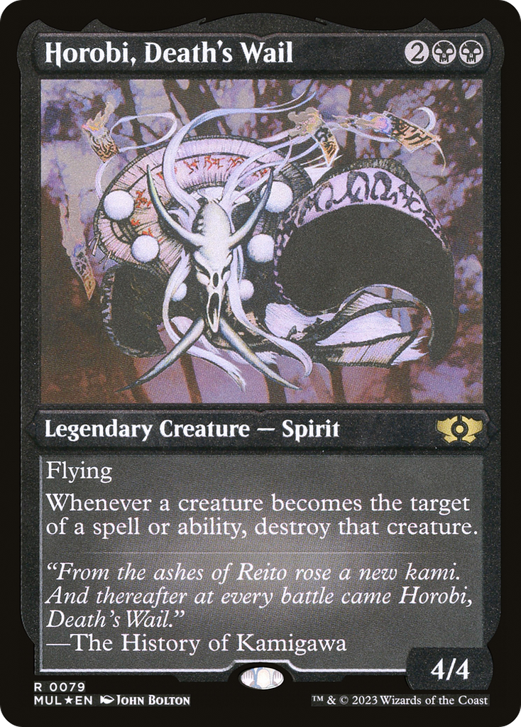 Magic: The Gathering - Horobi, Death's Wail Foil - Multiverse Legends