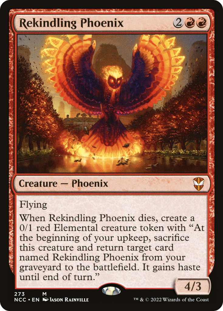 Magic: The Gathering - Rekindling Phoenix - New Capenna Commander