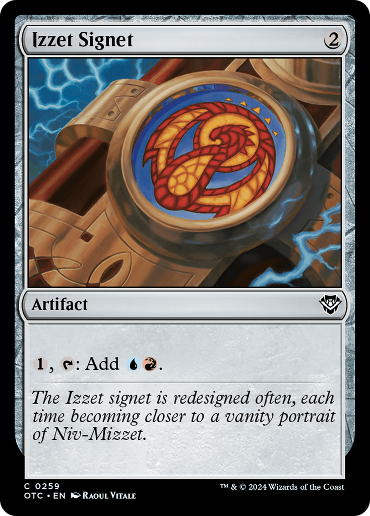 Magic: The Gathering - Izzet Signet - Outlaws of Thunder Junction Commander