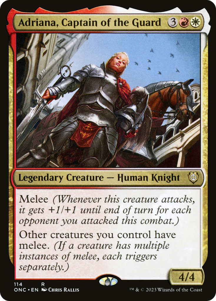 Magic: The Gathering - Adriana, Captain of the Guard - Phyrexia: All Will Be One Commander