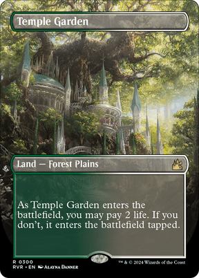 Magic: The Gathering - Temple Garden Foil - Ravnica Remastered