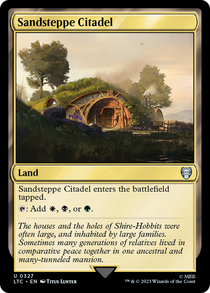 Magic: The Gathering - Sandsteppe Citadel - Tales of Middle-earth Commander