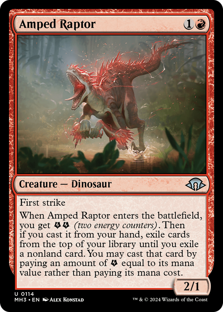 Magic: The Gathering - Amped Raptor - Modern Horizons 3