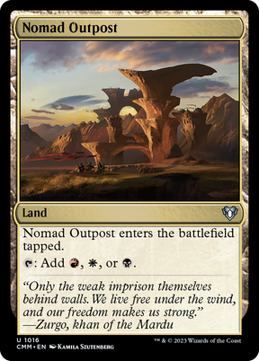 Magic: The Gathering - Nomad Outpost - Commander Masters