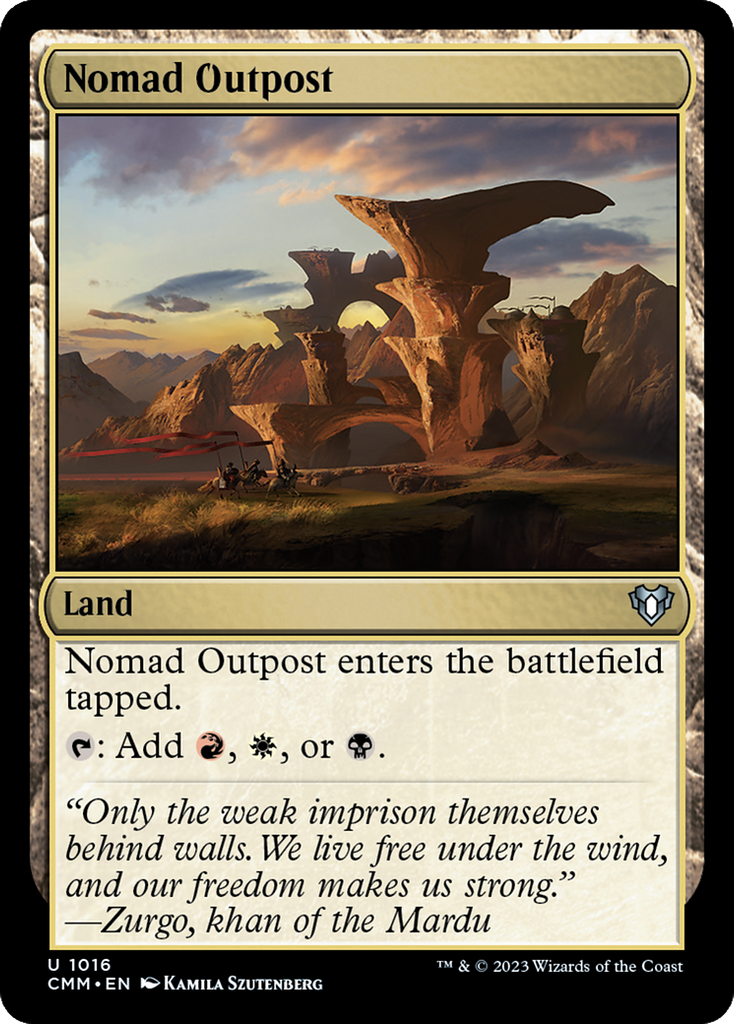Magic: The Gathering - Nomad Outpost - Commander Masters