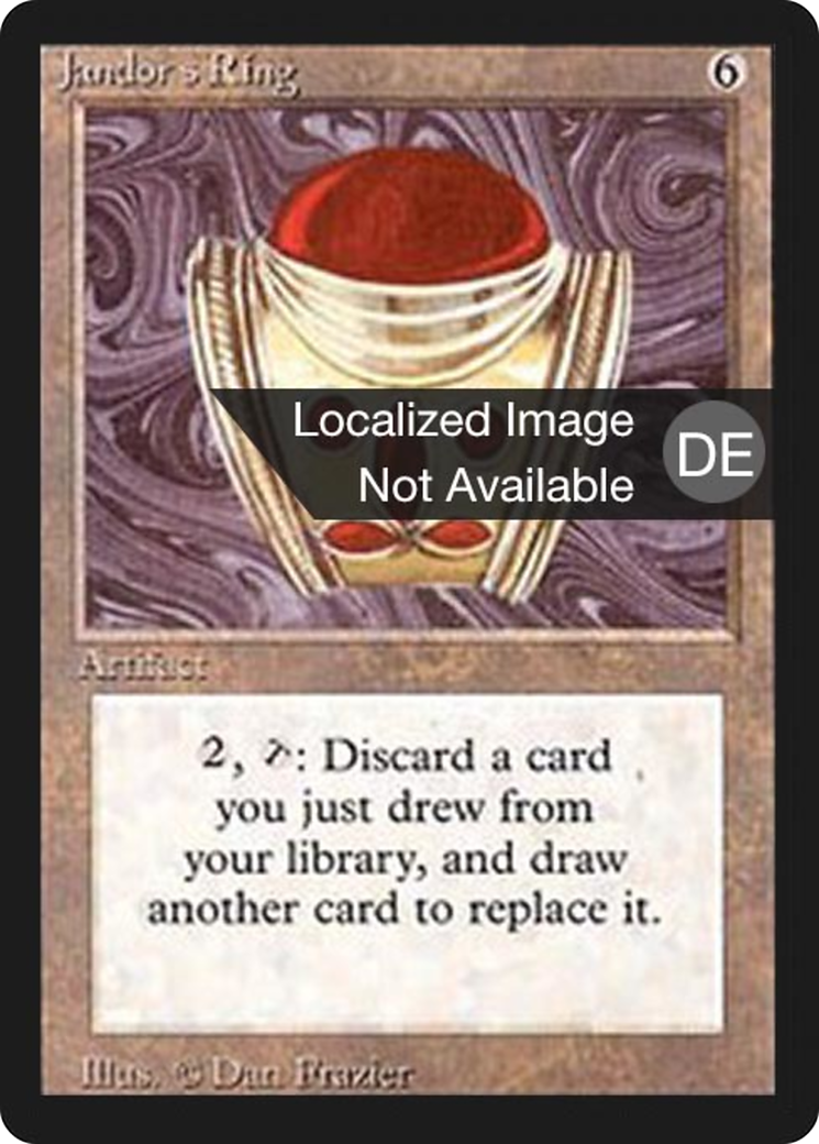 Magic: The Gathering - Jandors Ring - Foreign Black Border