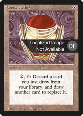 Magic: The Gathering - Jandors Ring - Foreign Black Border