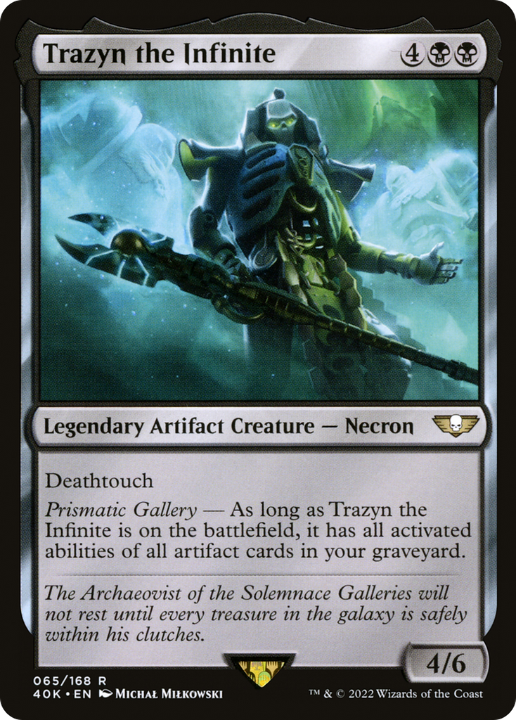 Magic: The Gathering - Trazyn the Infinite - Warhammer 40000 Commander