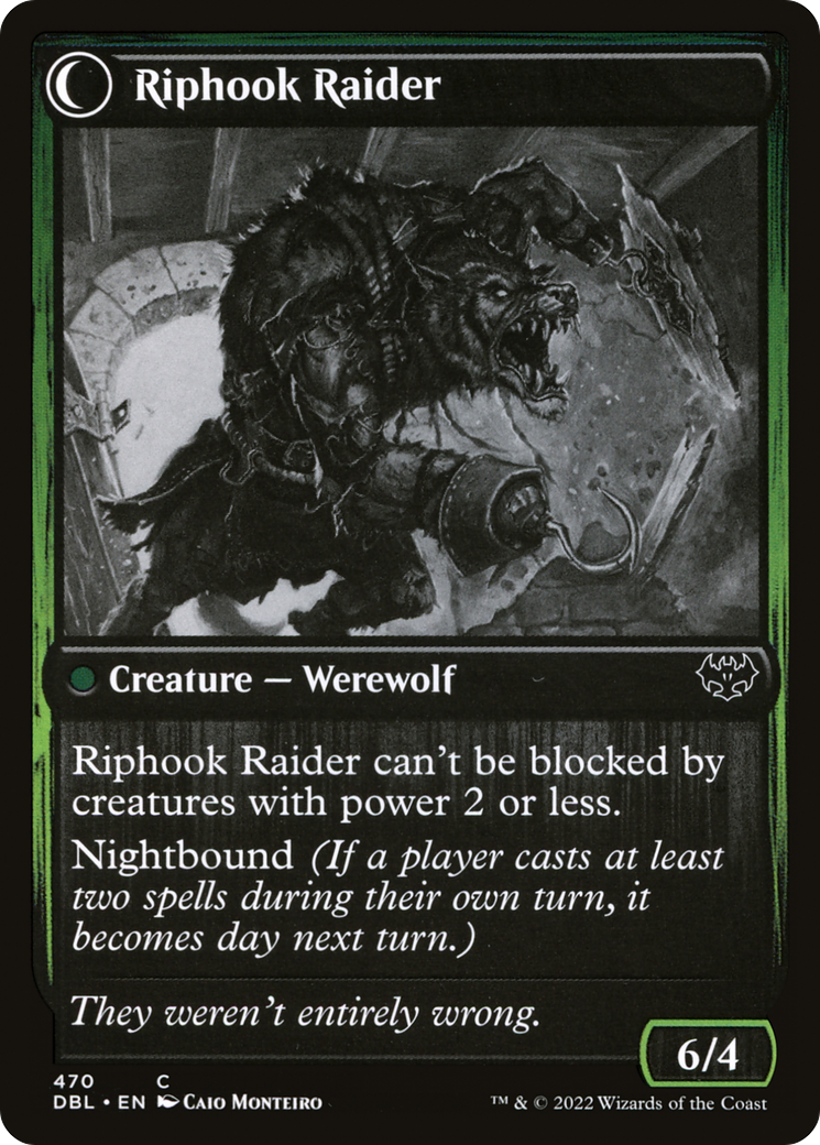 Magic: The Gathering - Hookhand Mariner // Riphook Raider Foil - Innistrad: Double Feature