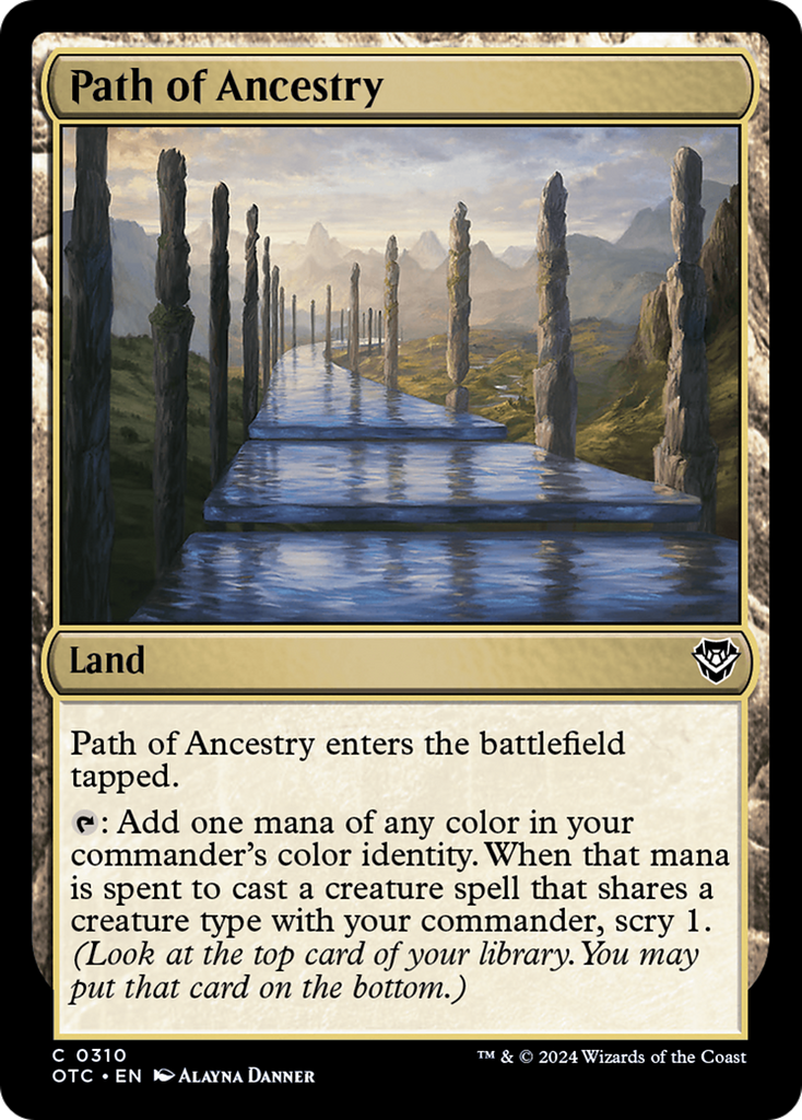 Magic: The Gathering - Path of Ancestry - Outlaws of Thunder Junction Commander