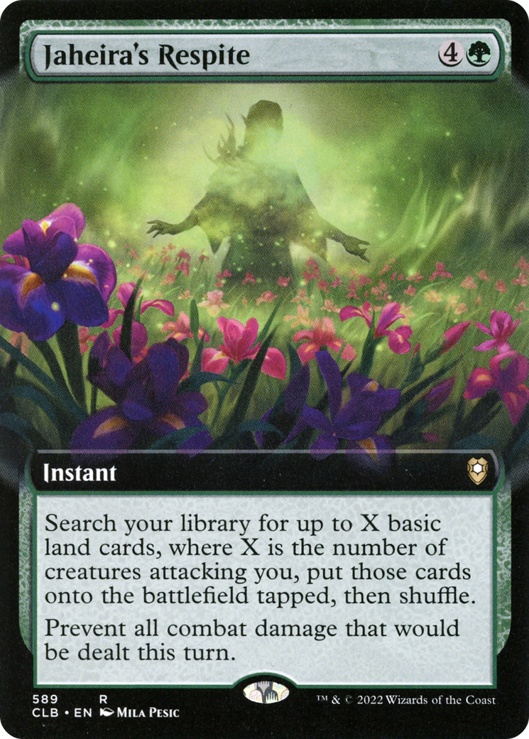 Magic: The Gathering - Jaheira's Respite Foil - Commander Legends: Battle for Baldur's Gate
