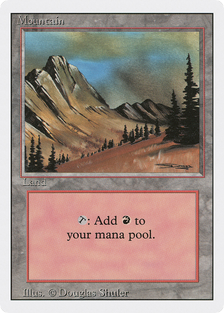 Magic: The Gathering - Mountain - Revised Edition