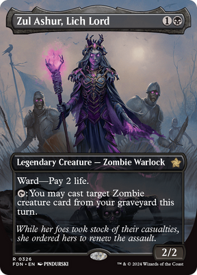 Magic: The Gathering - Zul Ashur, Lich Lord Foil - Foundations