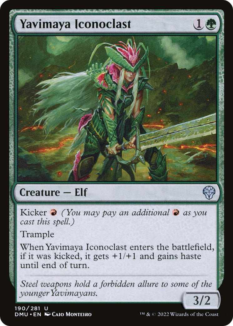 Magic: The Gathering - Yavimaya Iconoclast Foil - Dominaria United