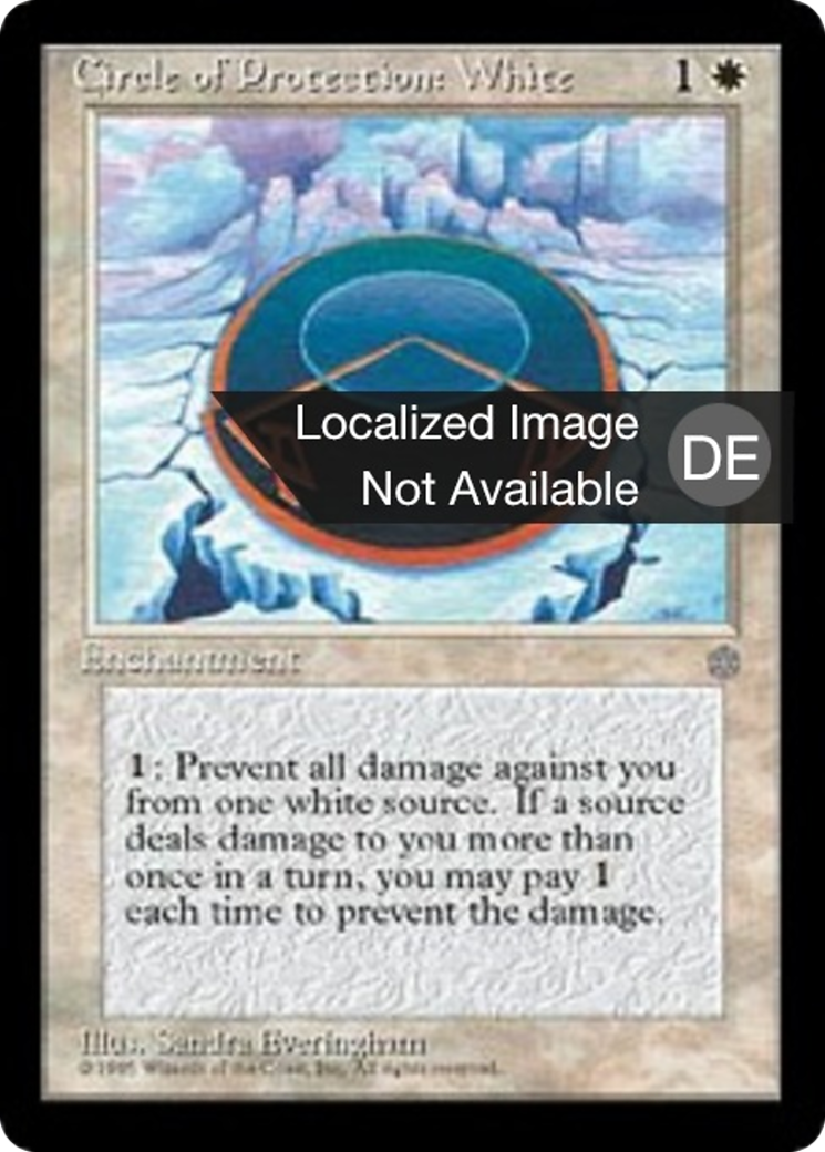 Magic: The Gathering - Schutzkreis gegen Weiß - Ice Age