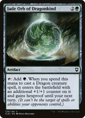 Magic: The Gathering - Jade Orb of Dragonkind - Commander Legends: Battle for Baldur's Gate