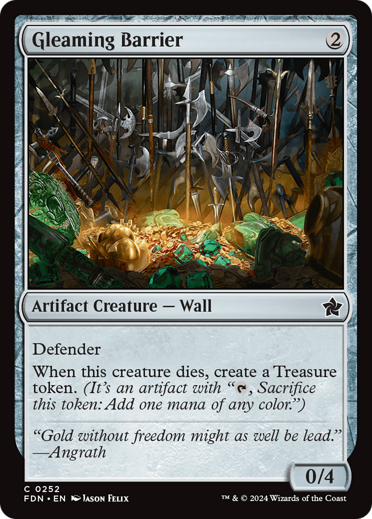 Magic: The Gathering - Gleaming Barrier - Foundations