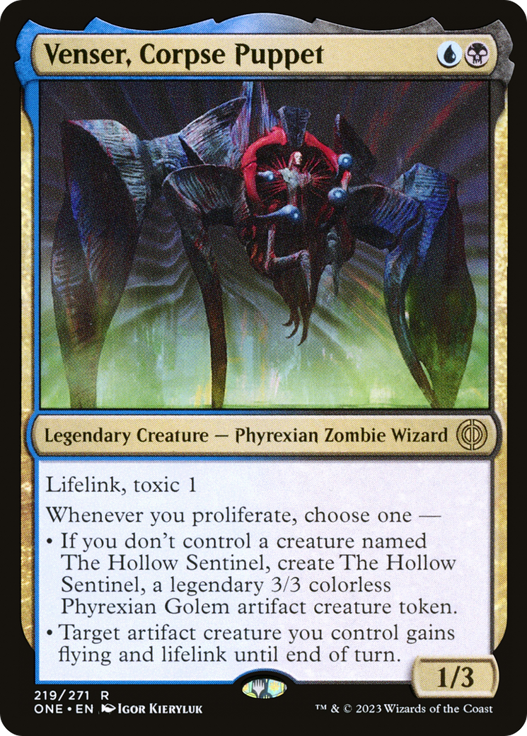 Magic: The Gathering - Venser, Corpse Puppet Foil - Phyrexia: All Will Be One