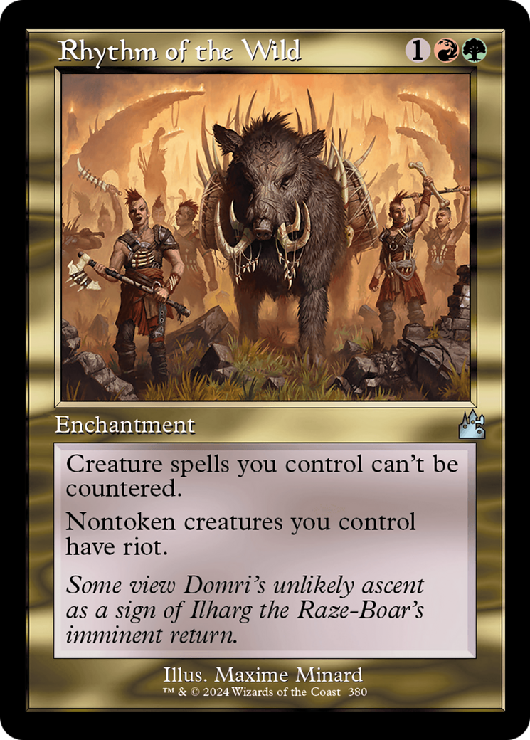 Magic: The Gathering - Rhythm of the Wild Foil - Ravnica Remastered