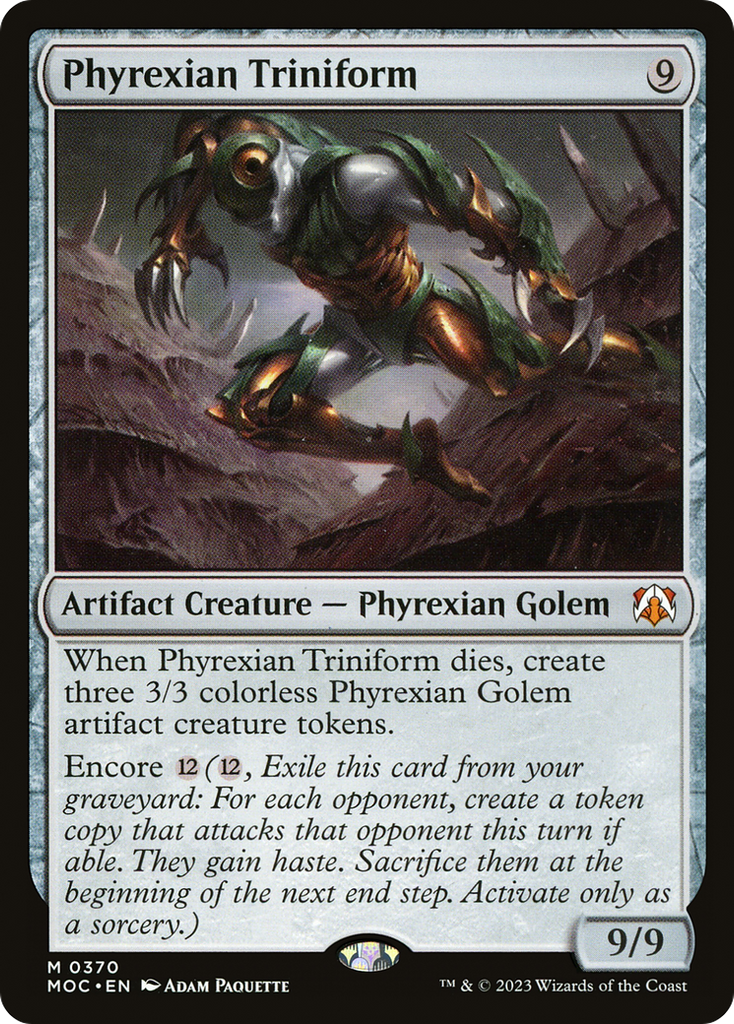 Magic: The Gathering - Phyrexian Triniform - March of the Machine Commander