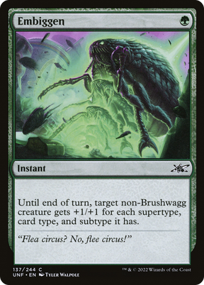 Magic: The Gathering - Embiggen - Unfinity
