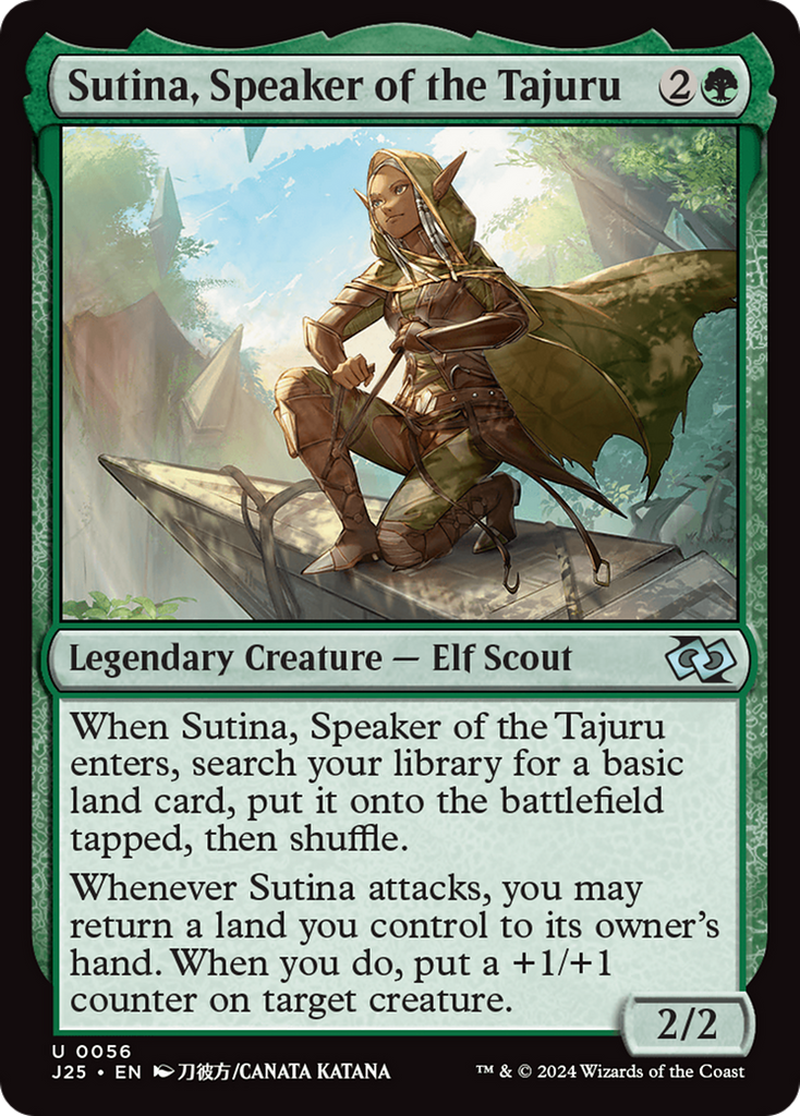 Magic: The Gathering - Sutina, Speaker of the Tajuru - Foundations Jumpstart