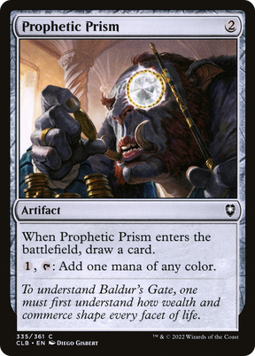 Magic: The Gathering - Prophetic Prism - Commander Legends: Battle for Baldur's Gate