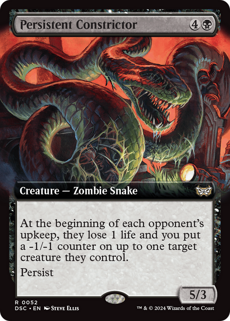 Magic: The Gathering - Persistent Constrictor - Duskmourn: House of Horror Commander